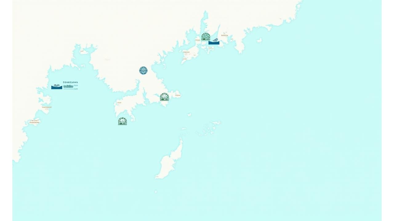 神戸市の地図上に環境プロジェクトの活動範囲がマークされたイメージ
