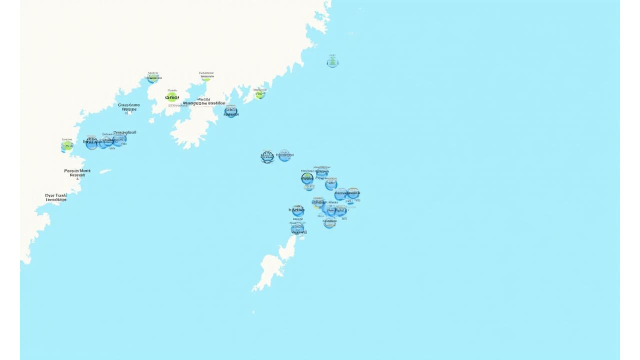 神戸湾とその周辺に設置された人工リーフの位置を示す地図