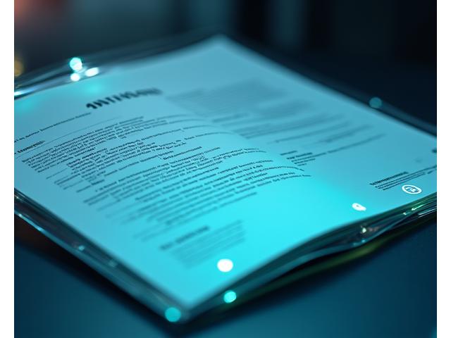 厳格なプライバシーポリシーを示す法的文書と青い水の流れ